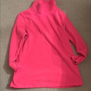 Women's Pink Turtleneck fleece with pockets by Dudley Stephen’s